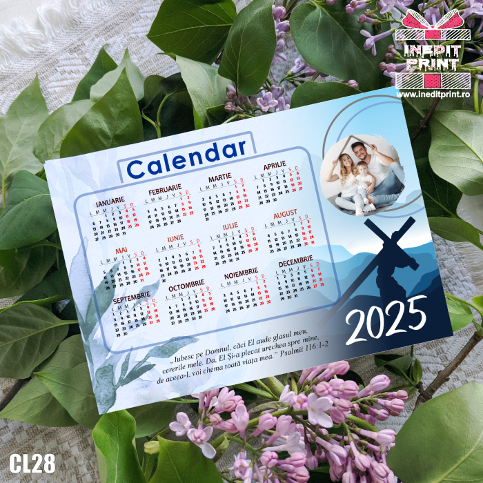 Calendar magnetic personalizat verset + poza - CL28 [2]