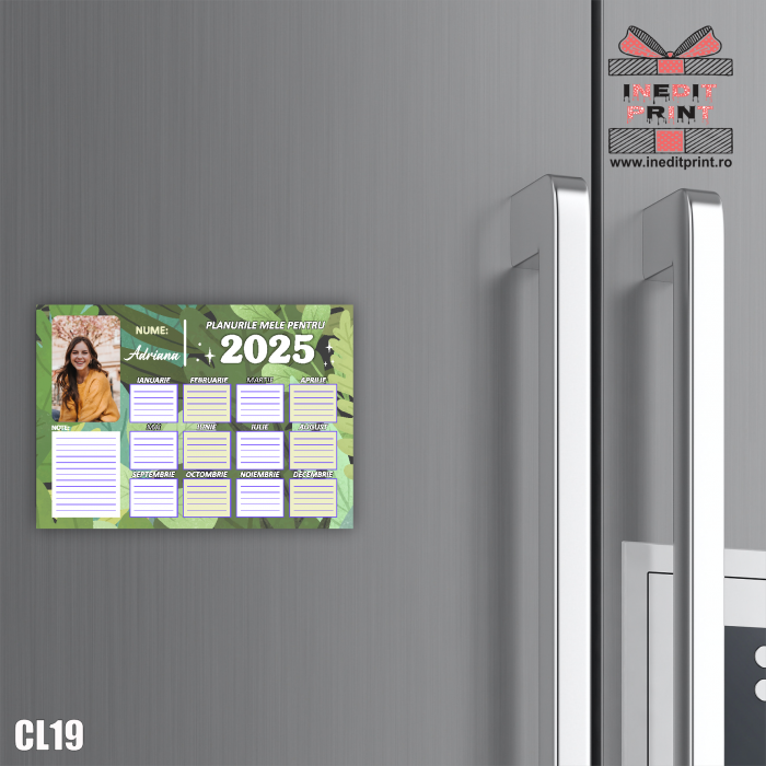 Calendar magnetic Planurile mele cu poza si nume - CL19 [2]