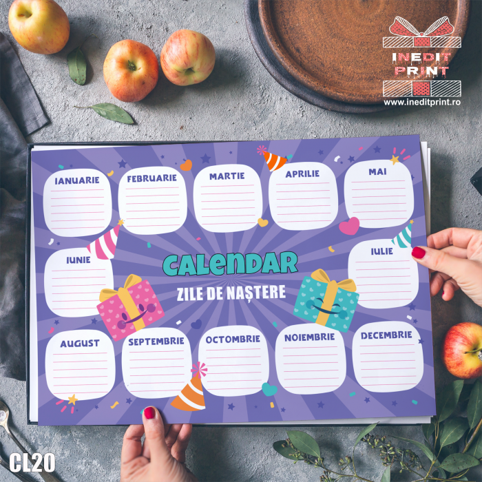 Calendar magnetic Zile de nastere - CL20 [2]
