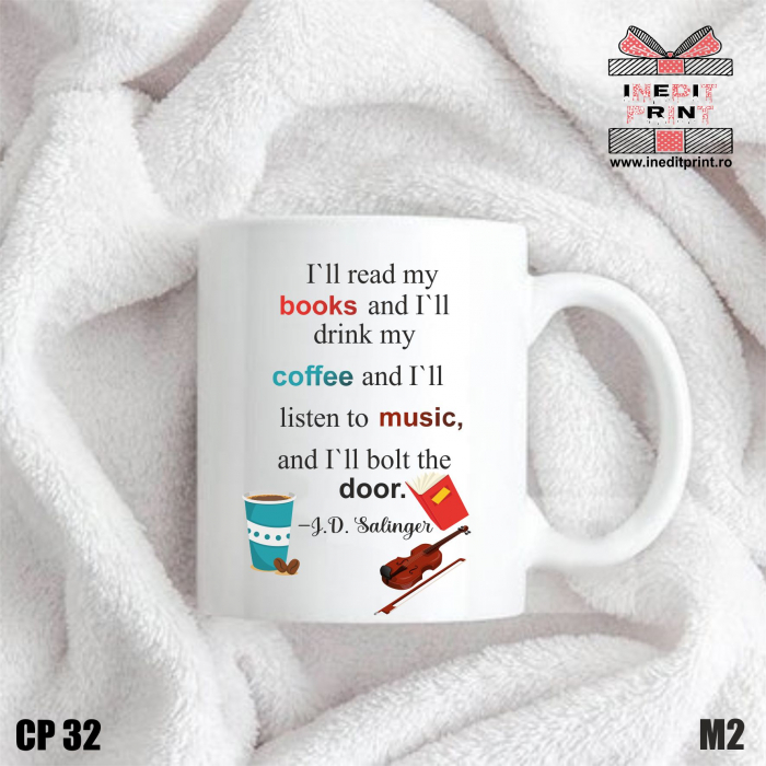Cană I`ll read my books CP32 [3]