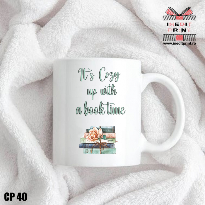 Cană It`s cozy up with a book time CP40 [2]