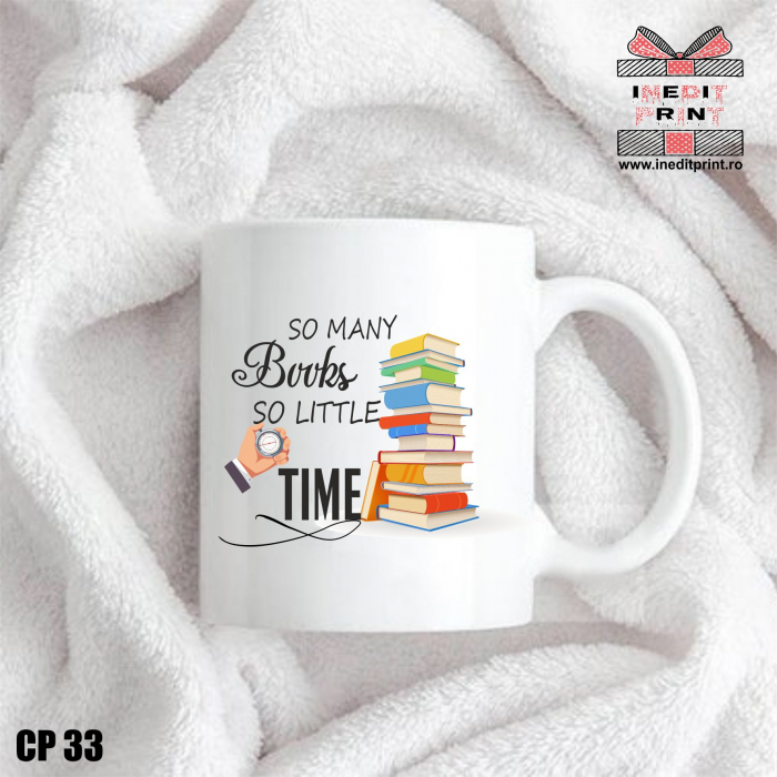 Cană So many books, so little time CP33 [2]