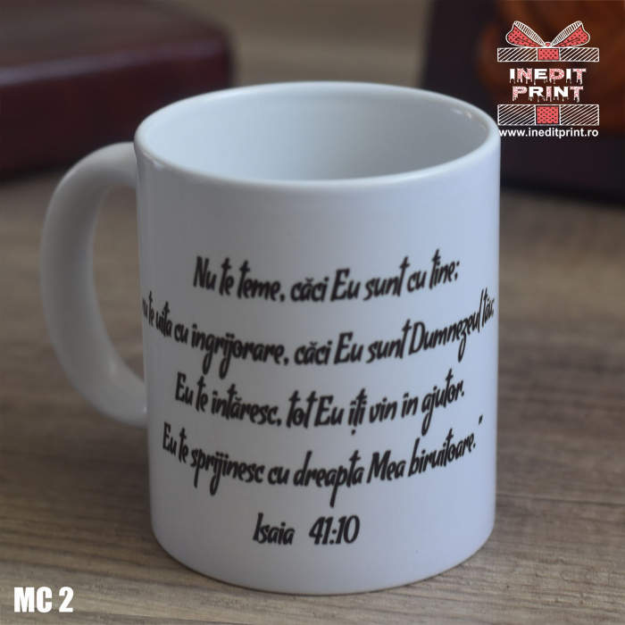 Cană verset Isaia 41:10 MC2 [2]