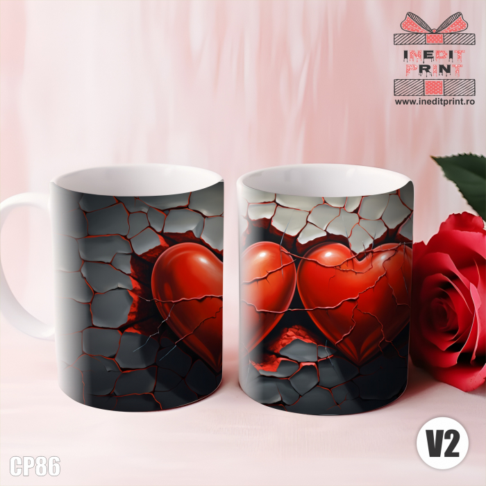 Cană ”Broken Hearts” CP86 [2]