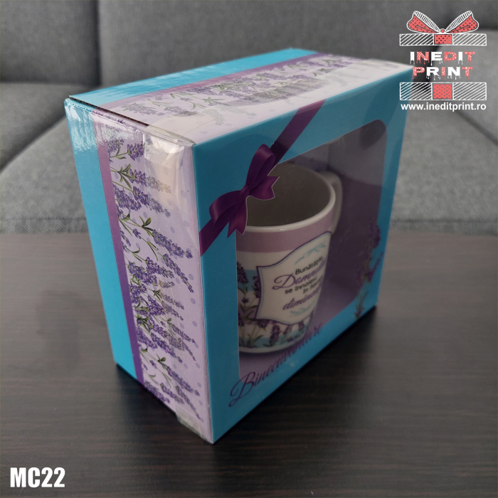 Cană cu linguriță ”Bunătățile Domnului” MC22 [2]