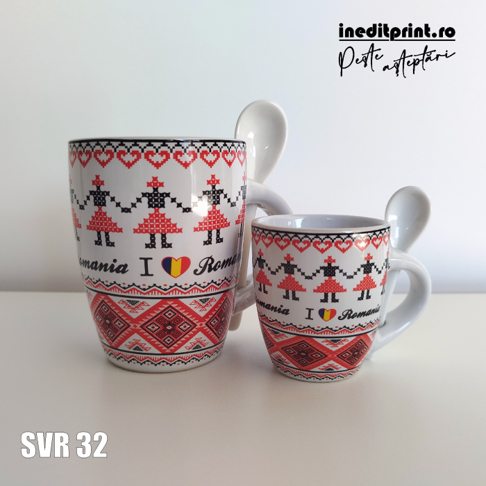 Cana cu lingurita I love Romania SVR32 [5]