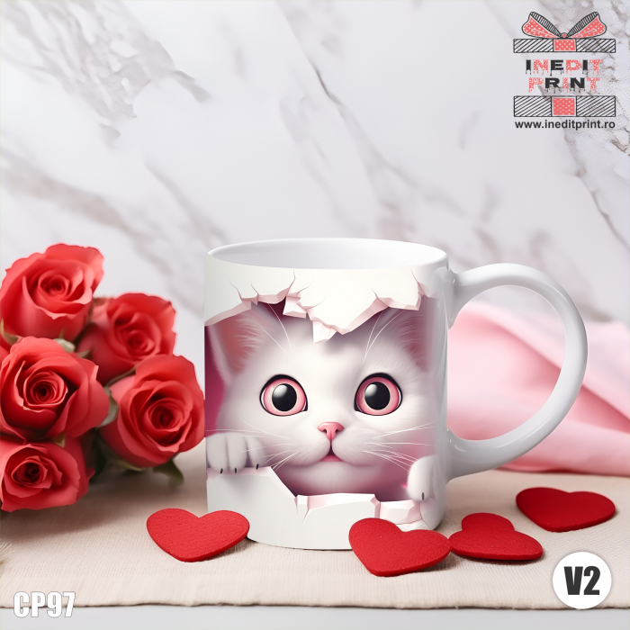 Cană ”Cute kitty” CP97 [2]