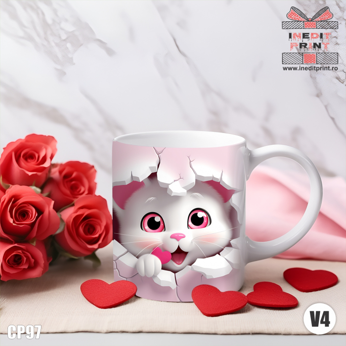 Cană ”Cute kitty” CP97 [4]