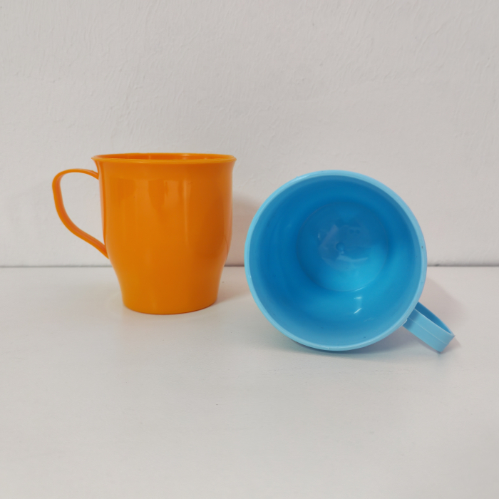 Cana din plastic, portocaliu, fara personalizare CP134 [3]