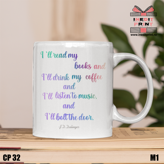 Cană I`ll read my books CP32 [2]