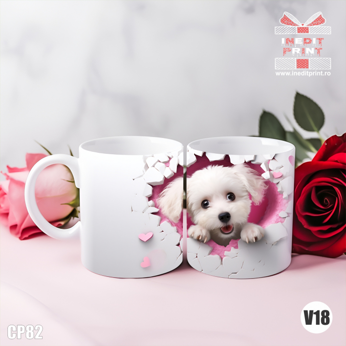 Cană ”Lovely Dog” CP82 [18]