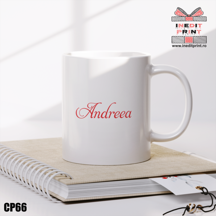 Cana personalizata Craciun poza și nume CP66 [2]