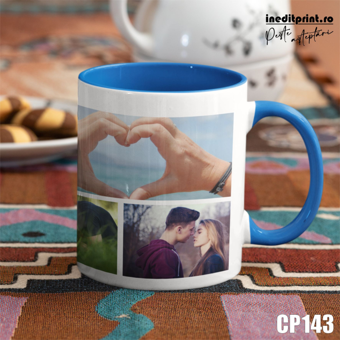 Cana personalizata cu 4 poze CP143 [3]