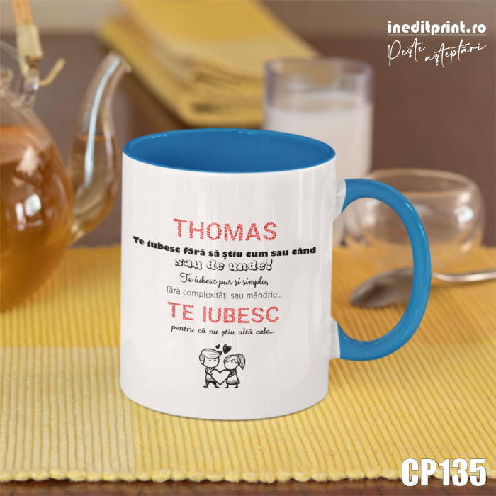Cana personalizata cu Nume si text CP135 [2]