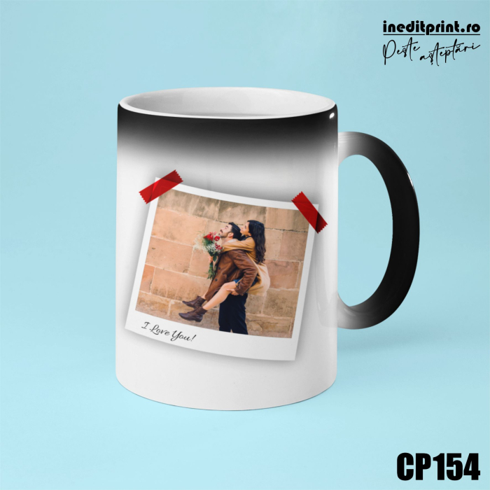 Cana personalizata cu o poza și text CP154 [2]