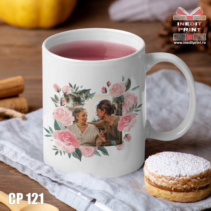 Cana personalizata cu text si poza de 8 Martie CP121 [2]