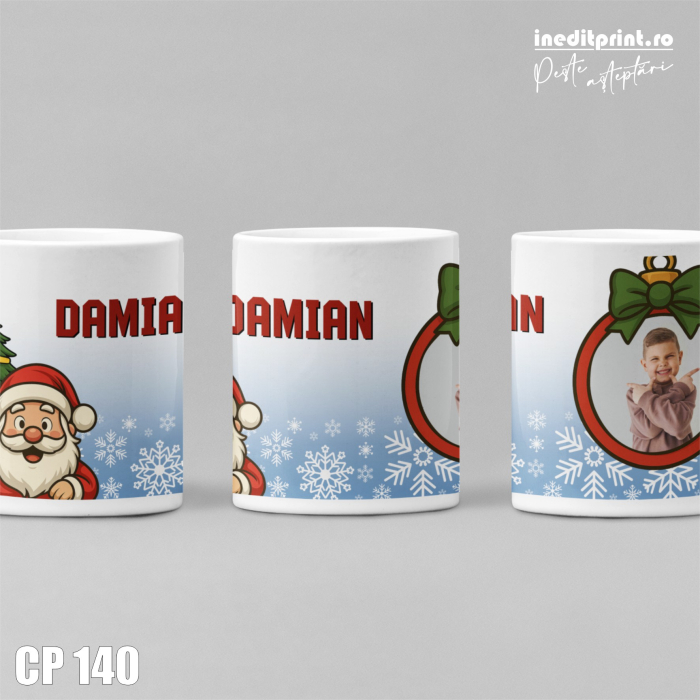 Cana personalizata de Craciun pentru micii fotbalisti CP140 [3]