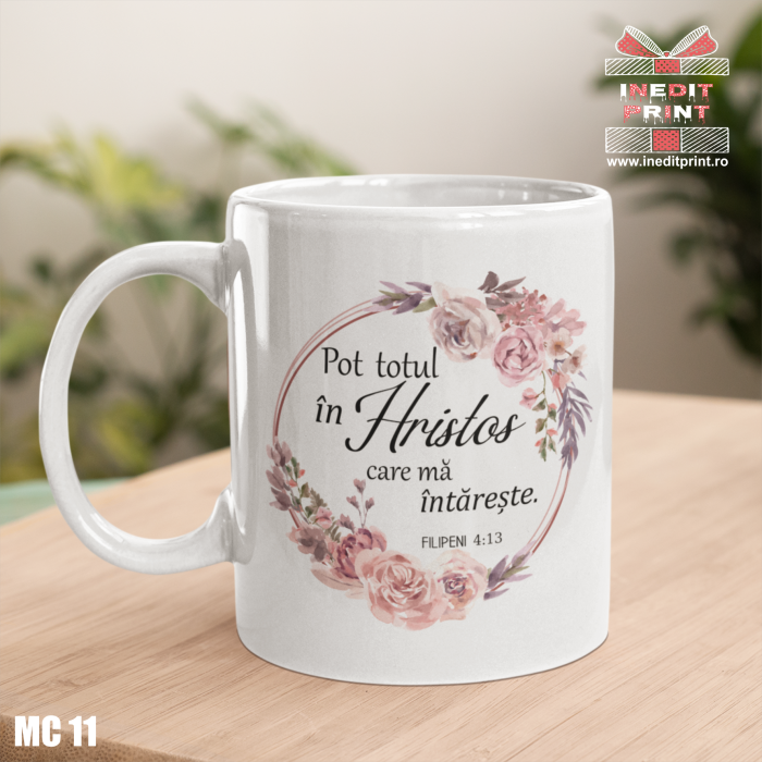 Cana personalizata Nume + verset Filipeni 4:13 MC11 [2]