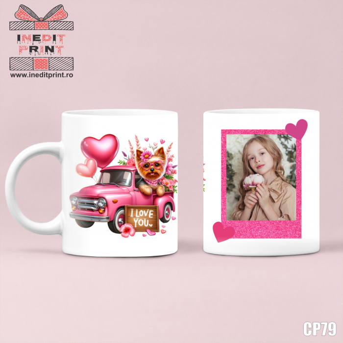 Cană personalizată ”Pink Love” CP79 [2]