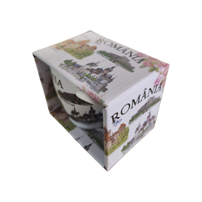 Cana Suvenir cu Lingurita Romania 8 cm SVR142 [2]