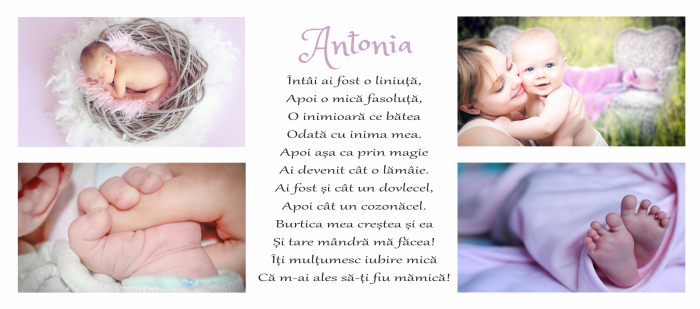 Cană personalizată cu 4 poze și text [4]