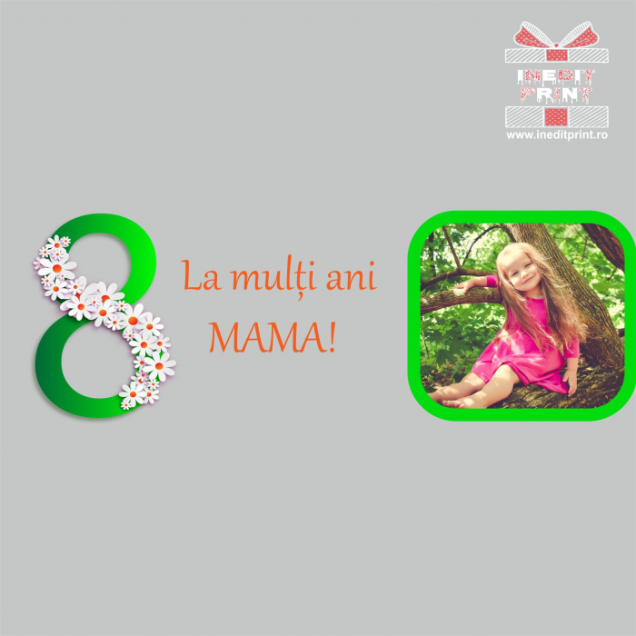 Cană personalizată 8 Martie cu o poză și mesaj CP4 [3]