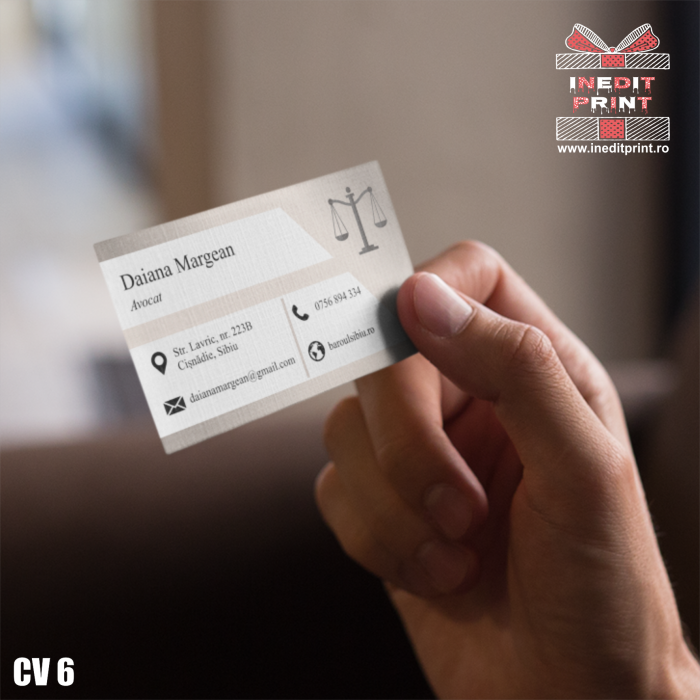 Cărți de vizită personalizate CV6 [2]