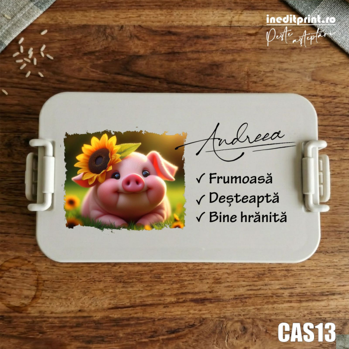 Caserola personalizata Bine hranita CAS13 [2]