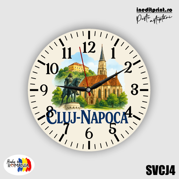 Ceas de perete atractii Cluj-Napoca SVCJ4 [2]