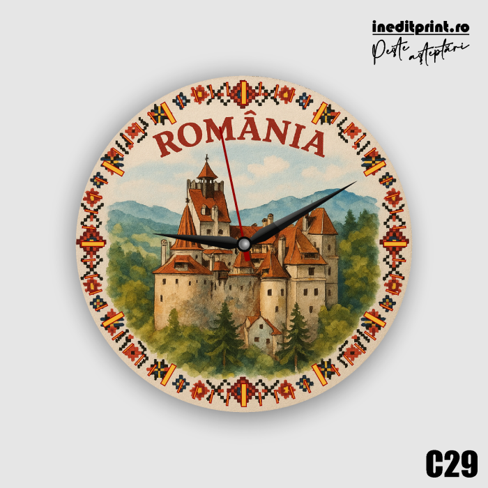 Ceas de perete atractii Romania C29 [2]