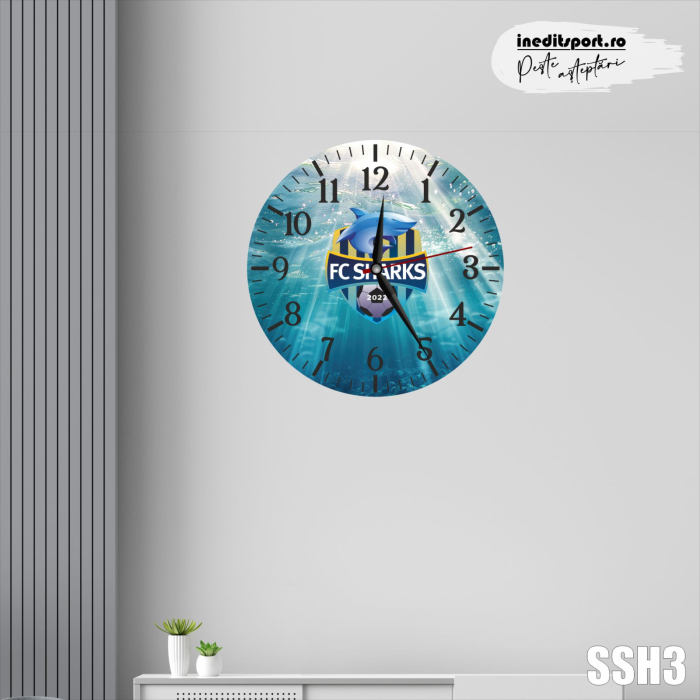 Ceas personalizat cu sigla F.C. Sharks SSH4 [1]