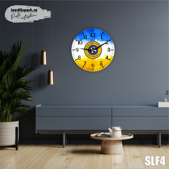 Ceas personalizat cu sigla Scoala de fotbal Liviu Feraru - SLF4 [1]