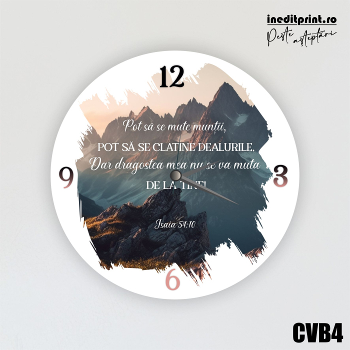 Ceas personalizat cu verset CVB4 [2]