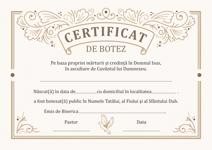 Certificat de Botez CDB3 [2]