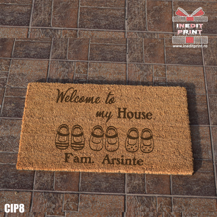 Covoraș intrare personalizat My House CIP8 [3]
