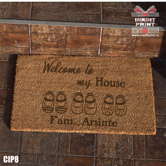 Covoraș intrare personalizat My House CIP8 [2]