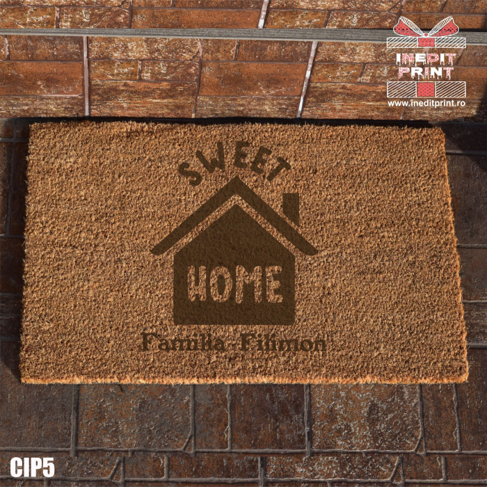 Covoraș intrare personalizat Sweet Home CIP5 [2]