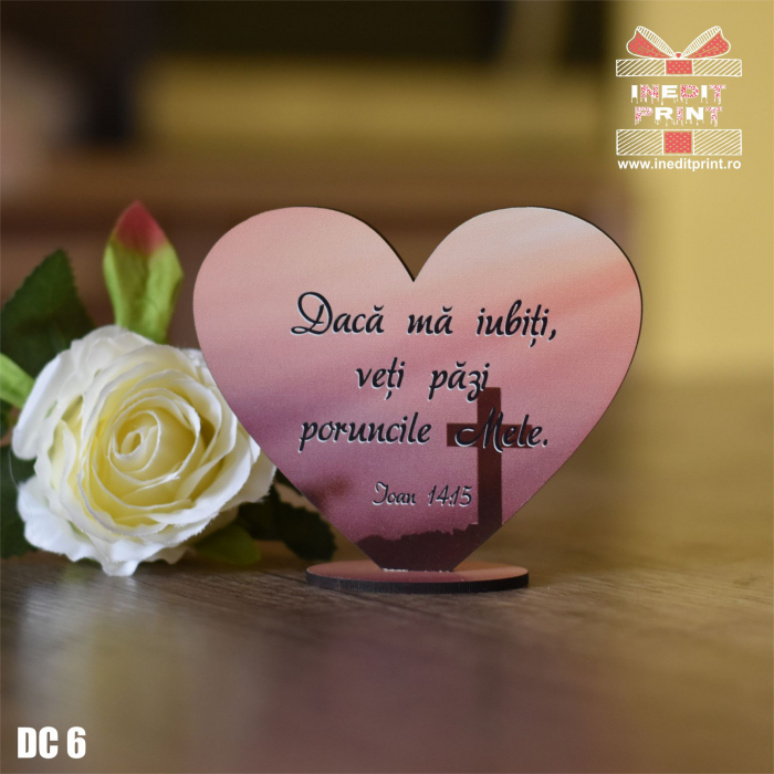 Decorațiune Verset Ioan 14:15 DC6 [3]
