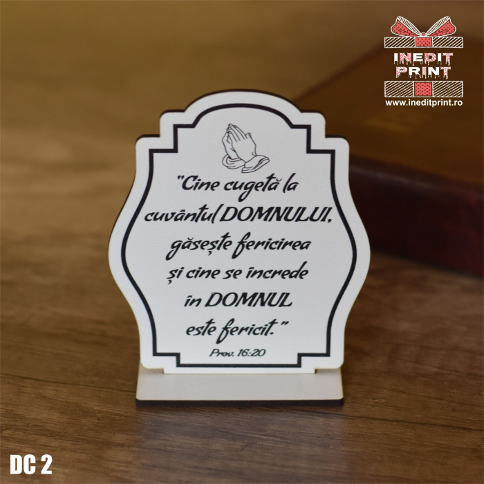 Decorațiune Verset Proverbe 16:20 DC2 [3]