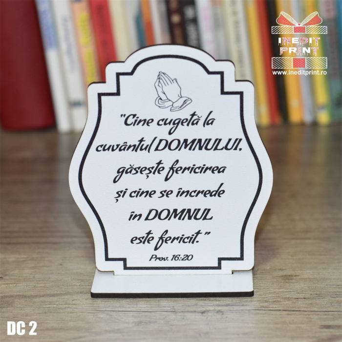 Decorațiune Verset Proverbe 16:20 DC2 [2]