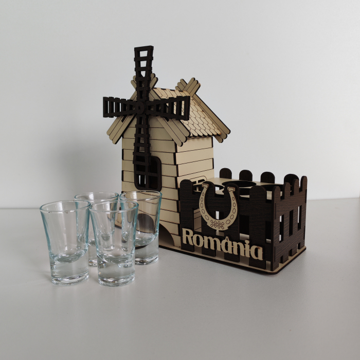 Decoratiune Moara cu 4 pahare SVR98 [5]