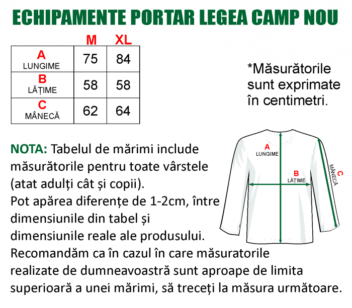 Echipament portar fotbal copii si adulti CAMP EFP21 [2]