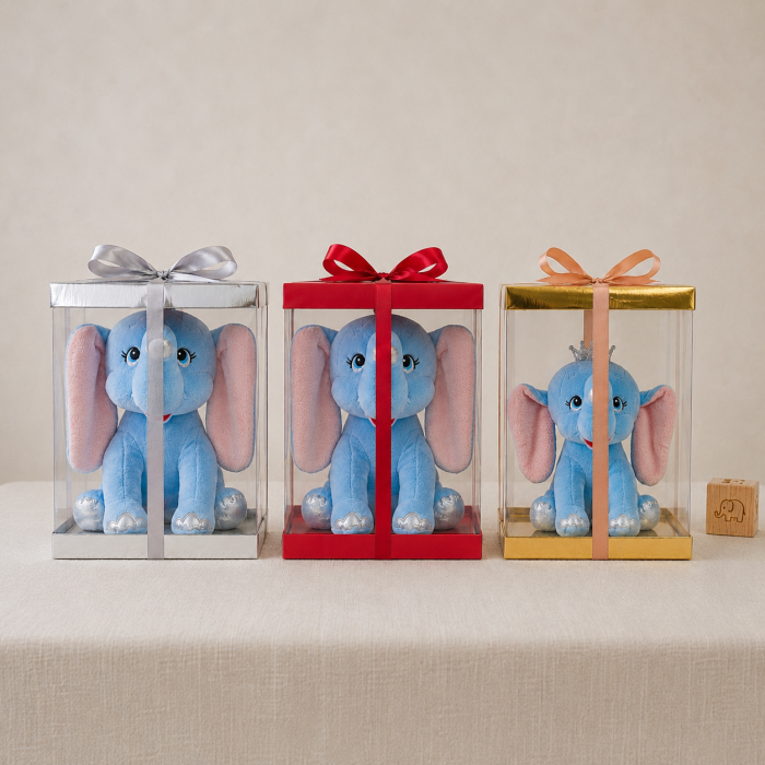 Elefant plus Roz 23 cm Personalizat PLUS8 [4]