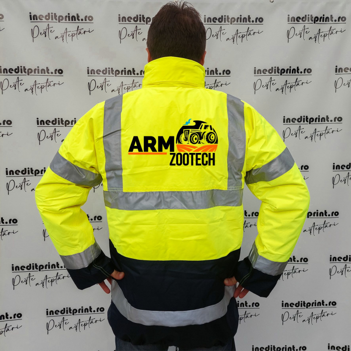 Geacă 4 în 1 personalizată reflectorizantă BI ROAD GPR6 [7]