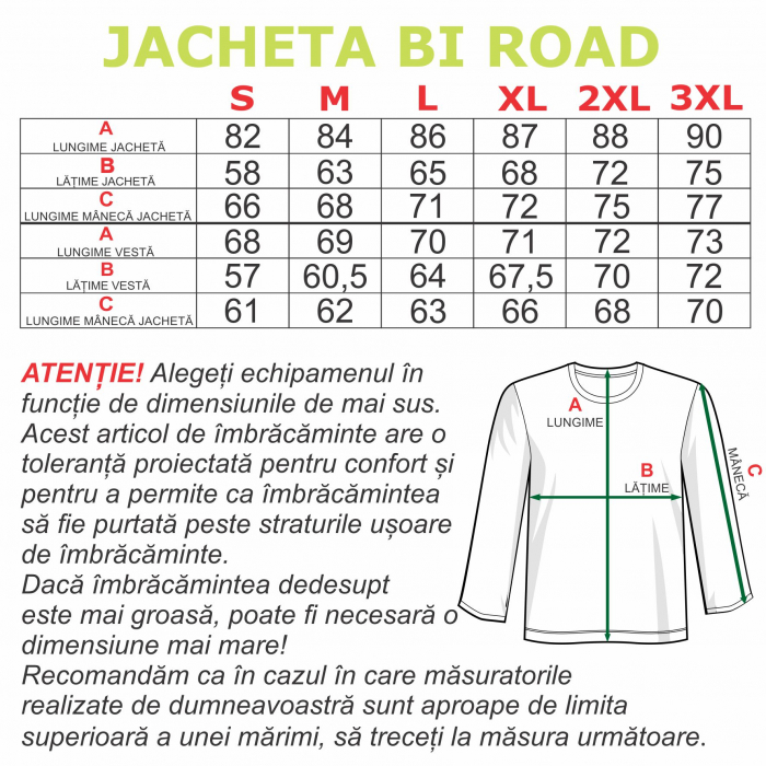 Geacă 4 în 1 reflectorizantă BI ROAD GR6 [9]