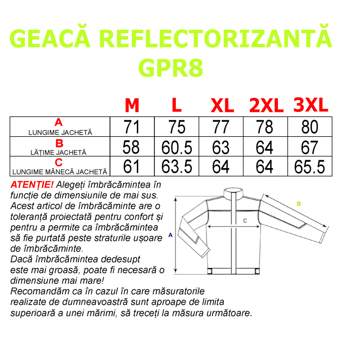 Geaca reflectorizanta GR8 [5]