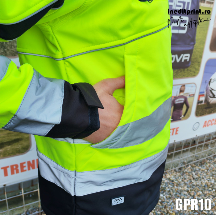 Geaca softshell cu insertii fluorescente GR10 [4]