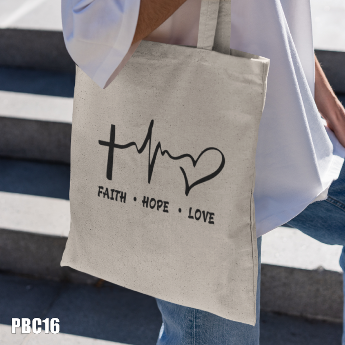 Geanta tip sacosa Faith Hope Love PBC16 [1]