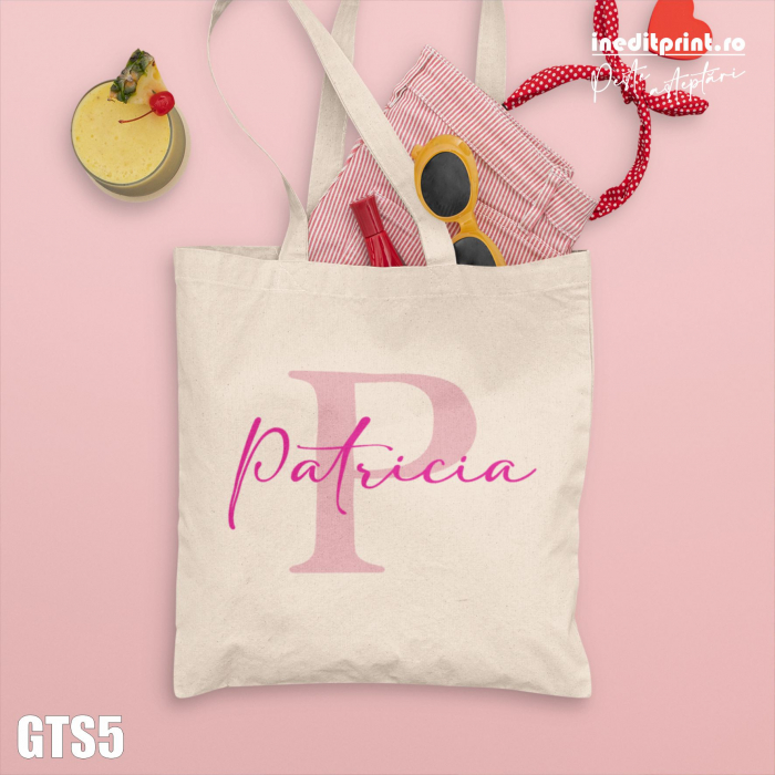 Geanta tip sacosa personalizabila - Initiala si nume GTS5 [1]