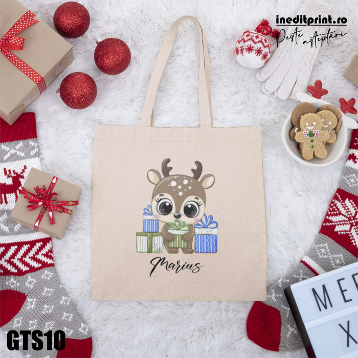 Geanta tip sacosa personalizata - Craciun - GTS10 [2]